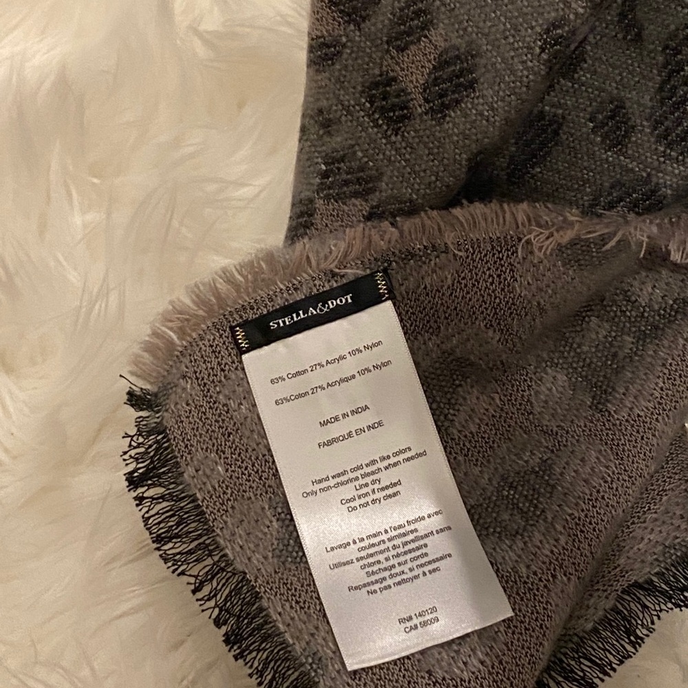 Stella & Dot leopard scarf